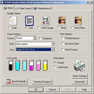 Mengatur Ukuran Kertas di Printer 